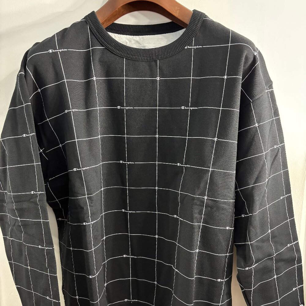 Black Champion Crewneck